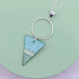 Triangle Pendant - Sea Breeze