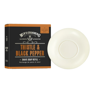 Thistle & Black Pepper Shave Soap Refill 100g