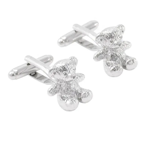 Silver Bear Cufflinks