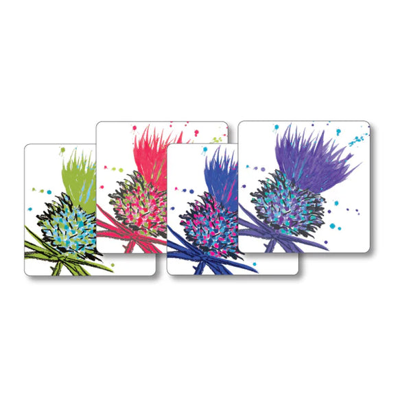 Scott Inness Mixed Thistles Table Mats (Set 4)