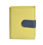 Ladies Wallet Purse, Lime & Navy