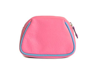 Coin Purse, Fuchsia & Turquoise