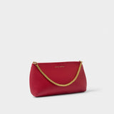 Margot Clutch IN Garnet Red