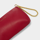 Margot Clutch IN Garnet Red