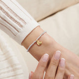 A Little 'Good Fortune' Bracelet In Silver And Gold Plating