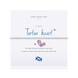 A Wee Tartan Heart (Pink & Purple)