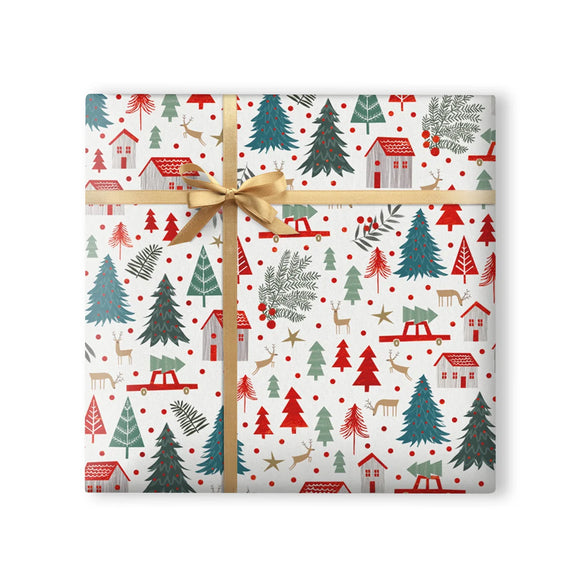 Winter Wonderland Christmas Gift Wrapping