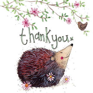 Thank You Hedgehog Card