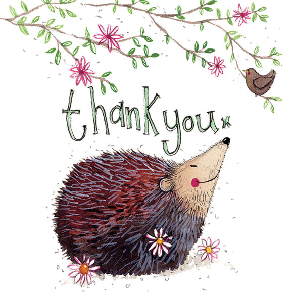 Thank You Hedgehog Card