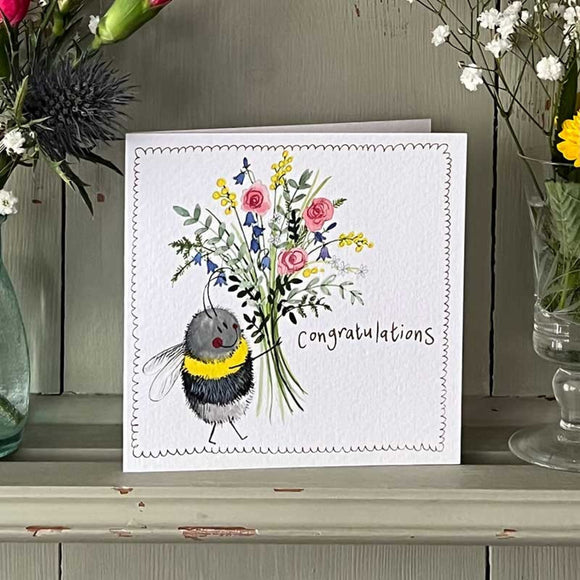 Congratulations Bee Card