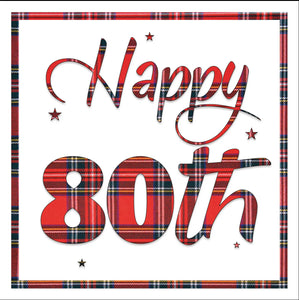 Happy 80th Royal Stewart Tartan