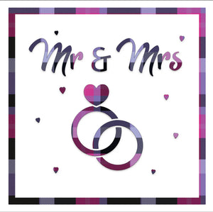 Mr & Mrs Wedding Card