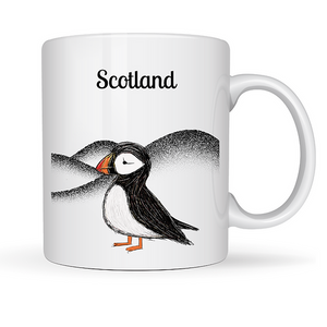 Scottish Location Puffin Mug