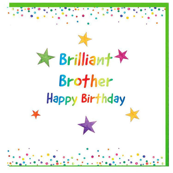 Brilliant Brother Happy Birthday