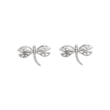 Dragonfly Silver Stud Earrings