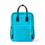 Teal Top Handle Backpack