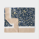 Sunburst Print, Printed Foil Scarf