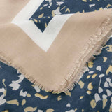 Sunburst Print, Printed Foil Scarf