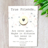 True Friends... Ceramic Wish Token and Card