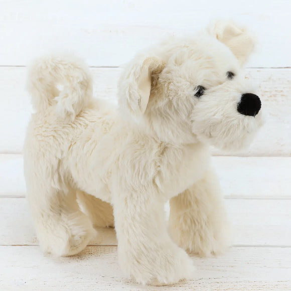 Puppy Dog Soft Plush Toy Cream - 20cm