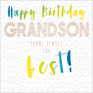 Best Grandson Happy Birthday