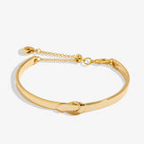 Bracelet Bar Gold Knot Bangle