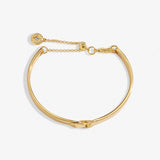 Bracelet Bar Gold Knot Bangle