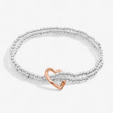 Twist Heart Bracelet Bar