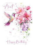 To A Special Aunt, Sent With Love, Birthday