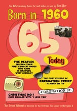 Born In 1960, 65 Today (Red)
