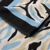 Abstract Zebra Printed Scarf