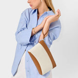 Siena Canvas Wristlet Clutch