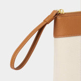 Siena Canvas Wristlet Clutch