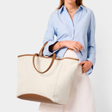 Siena Canvas Oversized Tote Bag
