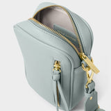 Hallie Small Crossbody Bag, Duck Egg Blue