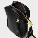Hallie Small Crossbody Bag, Black