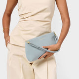 Asha Suedette Wristlet, Blue Mist