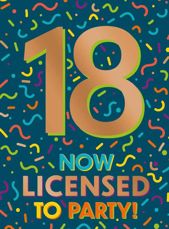 18 Licensed To Party