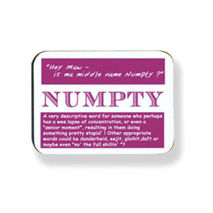 Dialect Coaster - Numpty