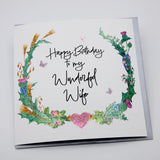 Happy Birthday To My Wonderful Wife