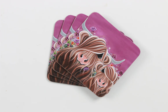 The McMoos Fields Of Love Coasters- Set of 6