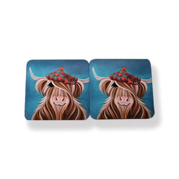 McMoo Hamish Coasters Set of 6
