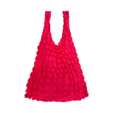 Eco Sustainable Stretchy Tote Bag Gift Hot Pink