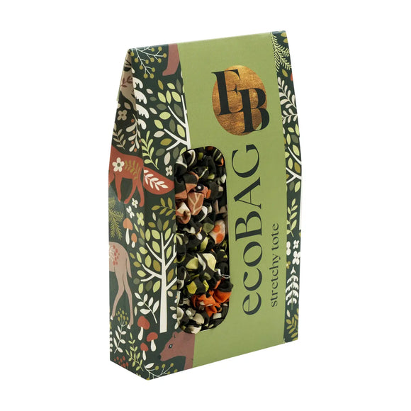 Eco Sustainable Woodland Animal Tote Bag, Deer & Bear