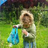 Sustainable Eco Kids Tote Blue Ocean Turtle Mini