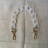 Eco Stretchy Tote Bag  Handle White 14.5 Inches