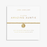 Gold A Little 'Amazing Auntie' Bracelet