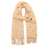 Scarf Winter Weight Animal Cream