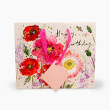 Wildflower Poppy Medium Gift Bag