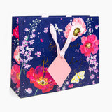 Midnight Flora Medium Gift Bag
